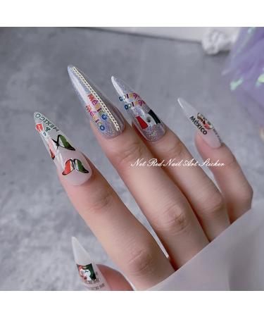 Mexico National Day Nail Art Stickers - 3D Decals for MEX Pride | I Love Mexico Designs - Perfect for Sep 16th Celebrations - Buy Online on GoSupps.com