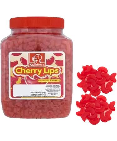 Squirel Original Gummy Sweets Jar 2.25kg - Popular Retro Sweets (Cherry Lips) - Buy Online on GoSupps.com