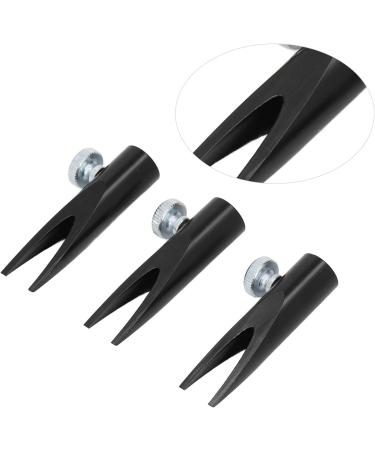 Portable Eyebrow Sharpening Tool - U-Shaped Groove Metal Sharpener for Travel (Black - Buy Online on GoSupps.com