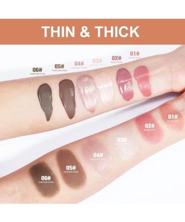 Dark Brown Liquid Contour Beauty Wand | Waterproof Matte Makeup Stick | Natural Matte Finish - 0.5oz - Buy Online on GoSupps.com