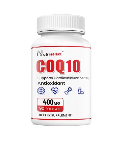 Nutriselect CoQ10 400mg: The Antioxidant That Nurtures Cardiovascular Health (90 Softgels)