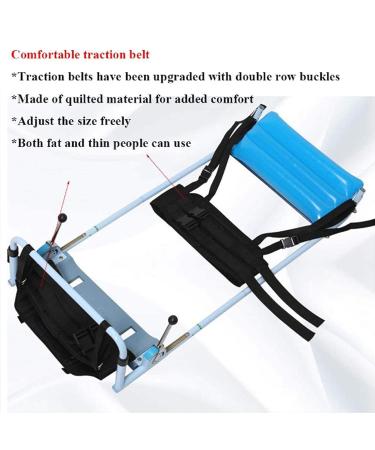 Lumbar Traction Device Back Lumbar Traction Device Spine Posture Corrector Lumbar Traction With Inflatable Cushion For Home Office Clinics - Buy Online on GoSupps.com