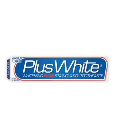 Plus White Xtra Whitening Toothpaste - Removes Tough Stains from Coffee  Smoking  Wine & More - Anti-Cavity  Plaque & Tartar Control (Mint Paste  3.5 oz)