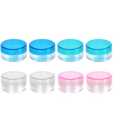 Ointment trick 8 pieces 5g of cream can empty 4 colors jar refillable jar with lid sample pots cream intensity for filling for creams lotions samples cosmetics lip balm