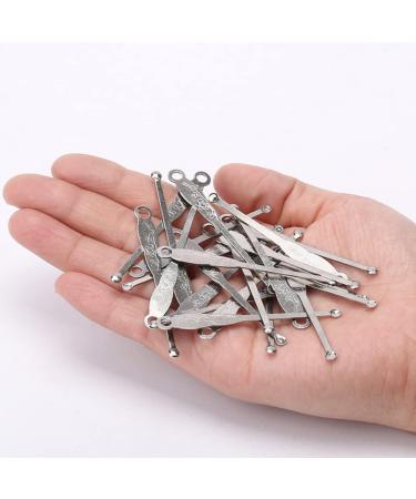 200pcs Stainless Steel Ear Wax Removal Spoon - Portable Ear Pick Scoop - Silver 6*0.6cm - Buy Online on GoSupps.com