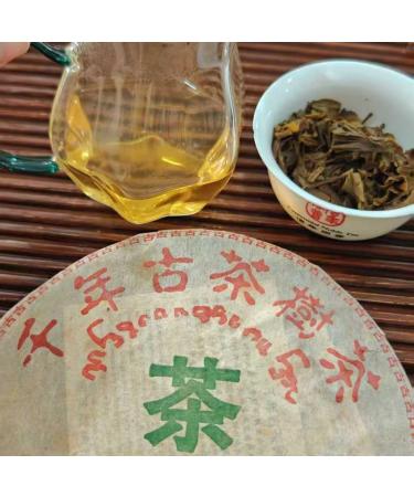2003 Junzhonghao Jingmai Millennium Ancient Tree Puerh Tea Cake (Raw/Sheng) 357g - Buy Online on GoSupps.com