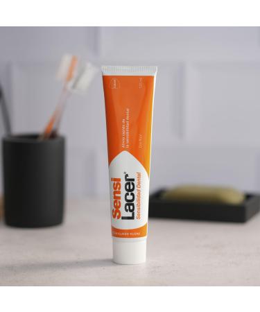 Lacer SensiLACER Toothpaste 75 ml Pack of 2 Desensitizing Action Fast and Prolonged Effect Reduces Tooth Sensitivity Low Abrasivity Index