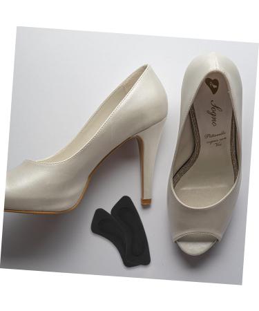 FOMIYES Heel Stickers - 12 Pairs Cushion Inserts for High Heels | Anti-Slip Shock-Absorbing Heel Protectors | Black Heel Grips & Comfort Foams - Buy Online on GoSupps.com