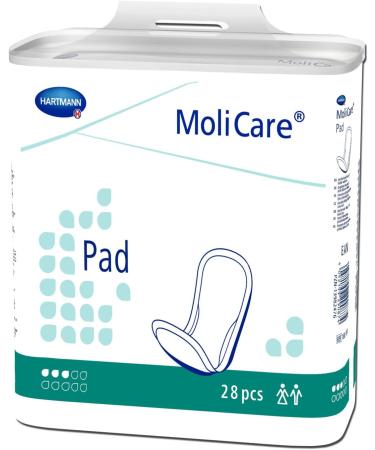 MoliCare Pad 3 Drops - Anatomical Pads for Mild to Moderate Bladder Weakness | 28 Pack - Shop Internationally - Buy Online on GoSupps.com