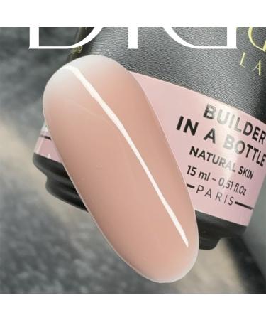 Didier Lab - Premium Nail Builder Gel in a Bottle Natural Skin - Strengthens Natural Nails - LED UV Builder Gel for Nails - Hard Gel Nail Builder for Nail Repair - Nail Gel Extension 15ml 15 ml (Pack of 1) BIAB Natural Skin - Buy Online on GoSupps.com