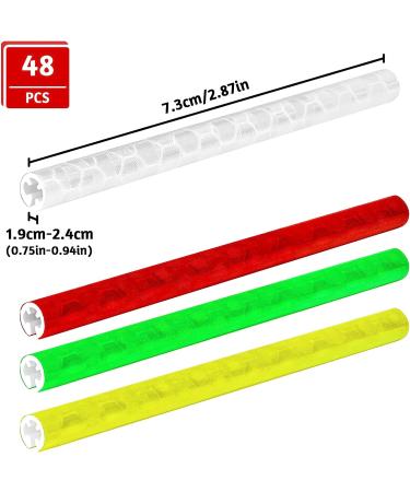 Inheming 48 PCS Bike Spoke Reflectors - Decorative Wheel Wraps for Kids Road & Mountain Bikes - Buy Online on GoSupps.com