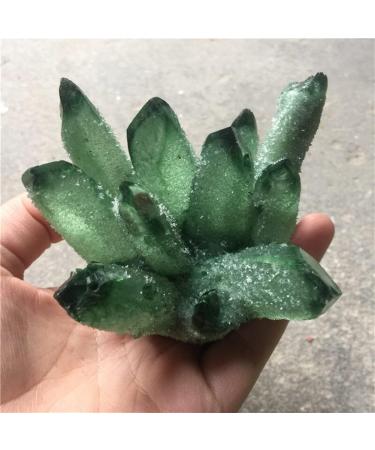 Specimen Green Ghost Phantom Quartz Crystal Cluster Rock Stones Crystals ReikiSpecimen Home Decor GiftStone Full of Texture (Size : 500-600g) - Buy Online on GoSupps.com