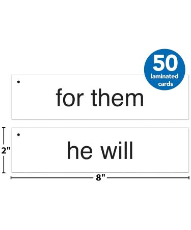 Essential Learning 50 Sight-Word Phrases for Emergent Readers | International Shipping - 8 x 2 Inches - Buy Online on GoSupps.com
