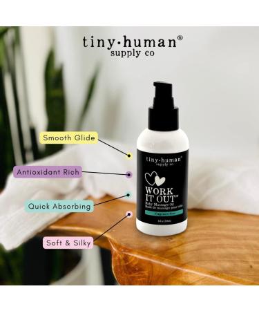 Work it Out Baby Massage Oil - Fragrance Free Gentle & Soothing for Calming Bonding Moments - Buy Online on GoSupps.com
