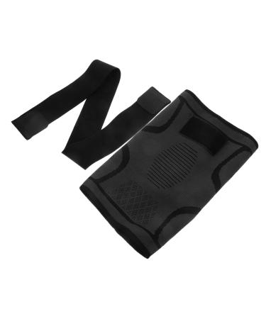 Happyyami Lace-up Nylon Knee Pads Outdoor Knee Protector Running Knee Protector Knee Brace Portable Knee Sleeve Comfortable Knee Protector Knee Supply Running Supplies Outdoor Knee Support 28.00X16.00X1.00CM Black
