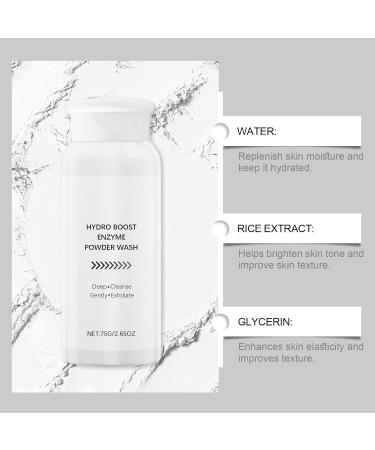 SANZHUAN Enzyme Face Wash Powder Gentle Face Cleanser for Glow Radiant Skin Facial Cleanser for Dry Skin Korean Skincare Deep Pore Care Daily Exfoliating Wash Cruelty-Free & Paraben - Buy Online on GoSupps.com