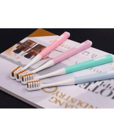 WXPJMDFC Spiral Bristle Toothbrushes - Manual Deep Cleaning Pack of 4 for Stain & Plaque Removal | Body Care Essentials - Buy Online on GoSupps.com