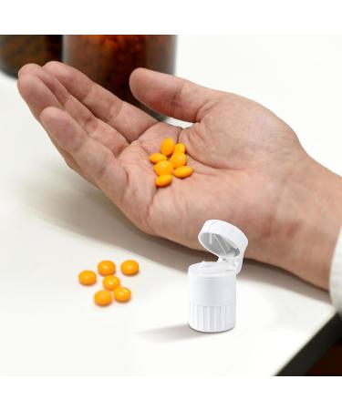 Bo te M dicaments Portable Petit Coupe-pilules Broyeur De Comprim s Compact Fabricant De Poudre M dicinale R cipient S parateur De Pilules tui De Rangement Pour Broyeur Organisateur De Sant White - Buy Online on GoSupps.com