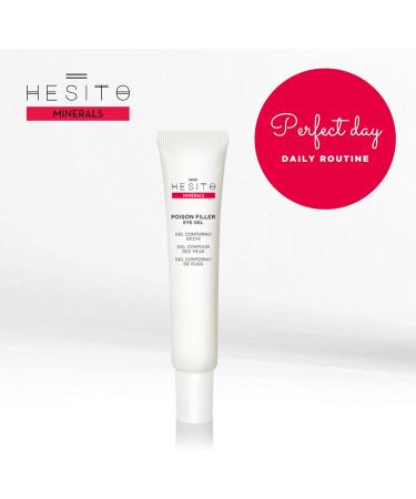 HESITO Poison filler Eye contour gel with hydrating filler effect (15ml) - Buy Online on GoSupps.com