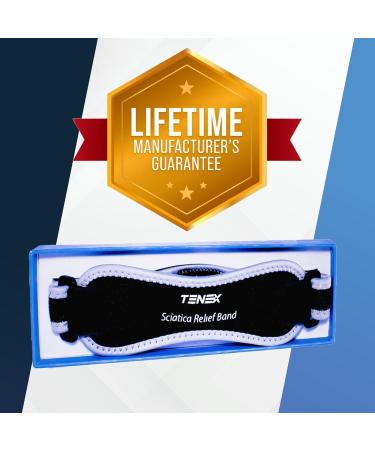 TENEX Sciatica Relief Band - Comfortable Non-Slip Brace for Effective Sciatica Pain Relief | Targets UB40 Acupoint | Unisex & Ideal for Daily Use - Buy Online on GoSupps.com