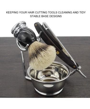 Buy Lefeda Simply Men's Razor Brush - Stylish Metal Shaving Kit | Galvanic Shaving Brush Holder 6x12.2cm Silver - International Shipping Available - Buy Online on GoSupps.com