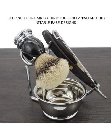 Yuyte Curved Shaving Stand - Premium Metal Holder for Manual Razors & Brushes | Classic Shaving Accessories - Buy Online on GoSupps.com