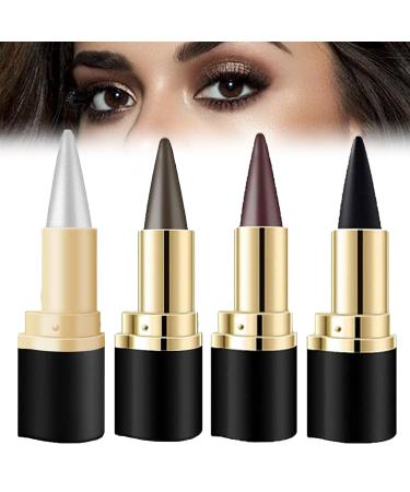 Exhibitionk Eyeliner - Exhibition Eye Liner Ayky Black Eyeliner Ayky Long Wear Gel Eyeliner Ayky Natural Black Eyeliner Cream Black Dark Brown Gel Eyeliner Pencil Eye Black Face Paint Sticks (4MIX)