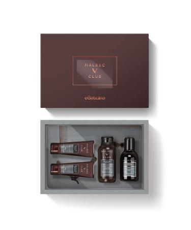 Malbec Mini Travel or Gift Set for Men. Limited Edition Set of Men s Travel-Size Body Care Essentials in a Signature O Botic rio Gift Box. Set of 4 Minis