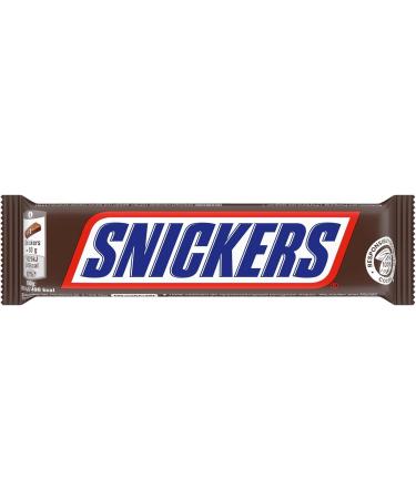 SNICKERS Milk chocolate bars filled with peanut and caramel Box of 40 individual bars of 50 g - Buy Online on GoSupps.com
