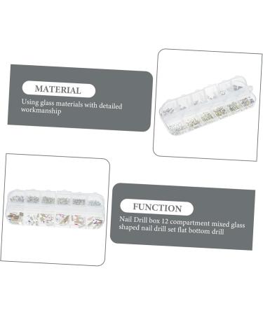 BIUDECO Nail Diamonds 1 Box Nail Drill Nail Stickers for Nail Art Nail Art Gems s for Acrylic Nails Jewelry Nail Decoration Glitter Rhinestone Nails Nail Art Studs Nail Art Decor Glass - Buy Online on GoSupps.com