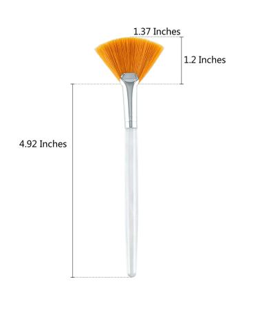 FCIQVEN 4 Pcs Facial Brushes - Soft Makeup Brushes for Peel Mask Application - Buy Online on GoSupps.com