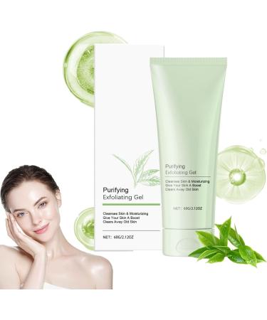 Greteam Purifying Exfoliating Gel Greteam Exfoliating Scrub Purifying Exfoliating Gel Moisturizing Cleanses Skin Give Exfoliating Body and Face Scrub Gel Exfoliating Gel for Dark Neck (1pc)