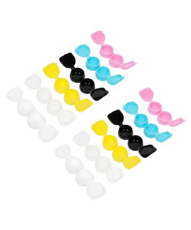 Kombiuda 14th Double glasses case Left right eye holder contact lens container for on the go