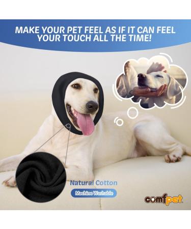 Comfpet Soothing Ear Protection for Dogs & Cats | XL Black Winter Hat for Earmematomas & Ear Care - Buy Online on GoSupps.com