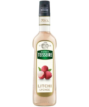 Mathieu Teisseire Litchi Syrup for drinks lemonades sodas cocktails with or without alcohol teas milkshakes smoothies 70cl bottle