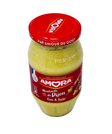 Amora Dijon Mustard - 1 Count (Pack of 1) | Premium French Condiment - Buy Online on GoSupps.com