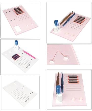 Lash Extensions Mixed Tray Acrylic Eyelash Tool Holder Eyelash Extensions Beauty Eyelash Tool Console Plate Fairy Eyelashes Extension Holder Goforwealth - Buy Online on GoSupps.com