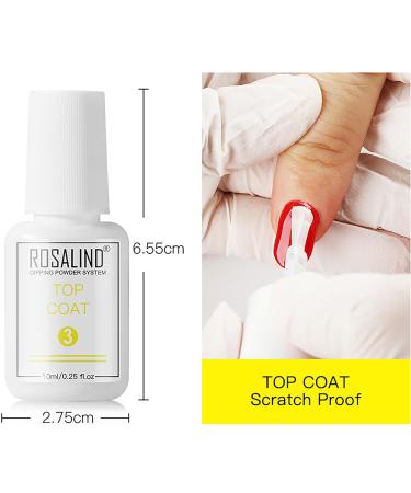 Roseflower Dipping Powder Nails Kit - 6 Colors Nude Dip Powder Starter Kit with Base Coat & Top Coat for Long-Lasting DIY Manicure at Home - Buy Online on GoSupps.com