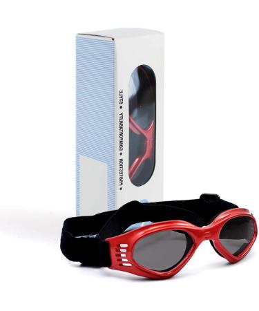 Namsan Dog Goggles - Adjustable Waterproof Windproof Sunglasses for Dogs | Protective Pet Eyewear - Black - Buy Online on GoSupps.com