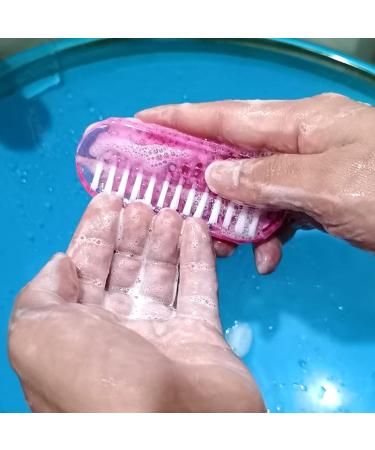 4 PCS Two-Sided Nail Brush Set for Hand Cleaning - Soft and Stiff Bristles, Ideal for Men, Women, and Kids - Buy Online on GoSupps.com