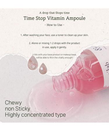 Buy THE PLANT BASE Time Stop Vitamin Ampoule | Prunus Yedoensis 83% | 14 Vitamins & Bakuchiol | Premium K-Beauty for Youthful Skin - International Shipping Available - Buy Online on GoSupps.com