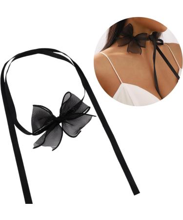 Shop Oralgo's Vintage Bow Necklace - French Style Lace Choker for Women | Elegant Wedding Jewelry & Perfect Gift - Buy Online on GoSupps.com