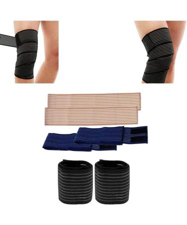 Buy Athletic Tape Wrist Bandages Elastic Support Straps for Fitness & Gym - 3 Pairs | International Shipping - Buy Online on GoSupps.com