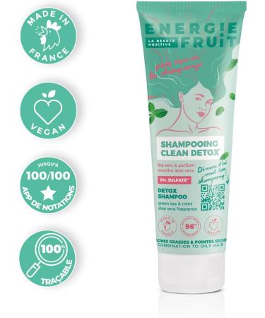 ENERGIE FRUIT | Clean Detox Shampoo | Oily Roots & Dry Ends | Green Tea | 250 ml - Buy Online on GoSupps.com