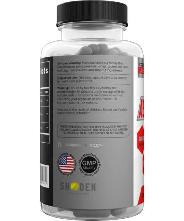 Enhanced Labs Ashwagandha Capsules with Sensoril Ashwagandha KSM-66 & Shoden - 30 Capsules - Buy Online on GoSupps.com