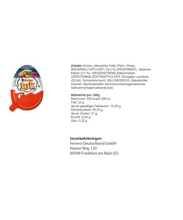 Gourmet Box: 45x Kinder Joy Harry Potter Creme Eggs - Perfect Chocolate Snack & Gift - 900g - Buy Online on GoSupps.com
