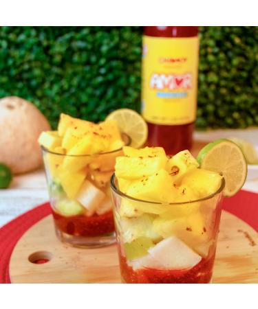 Amor Chamoy Sauce - Bittersweet Flavor, 2500 Scoville, Sugar Free, Kosher - 33 fl oz - Buy Online on GoSupps.com