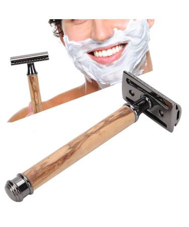 Men's Retro Double Sided Razors - Premium Shaving Tool for Barbershops & Home Use (Black) - Buy Online on GoSupps.com