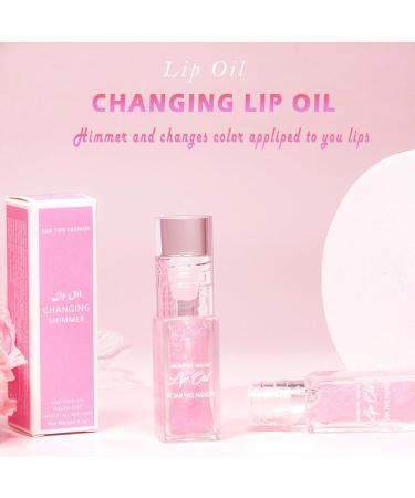 Magic Colour Changing Lip Oil | 2024 Hydrating Glitter Lip Gloss | Long Lasting Non-Sticky Lip Stain - 6.5ml - Buy Online on GoSupps.com