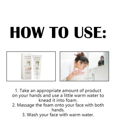 Brightening Facial Cleanser - Deep Cleanse Pore Tightening Skin Repair Anti-Dullness & Whitening Face Wash(1PCS) 1 Count (Pack of 1) - Buy Online on GoSupps.com